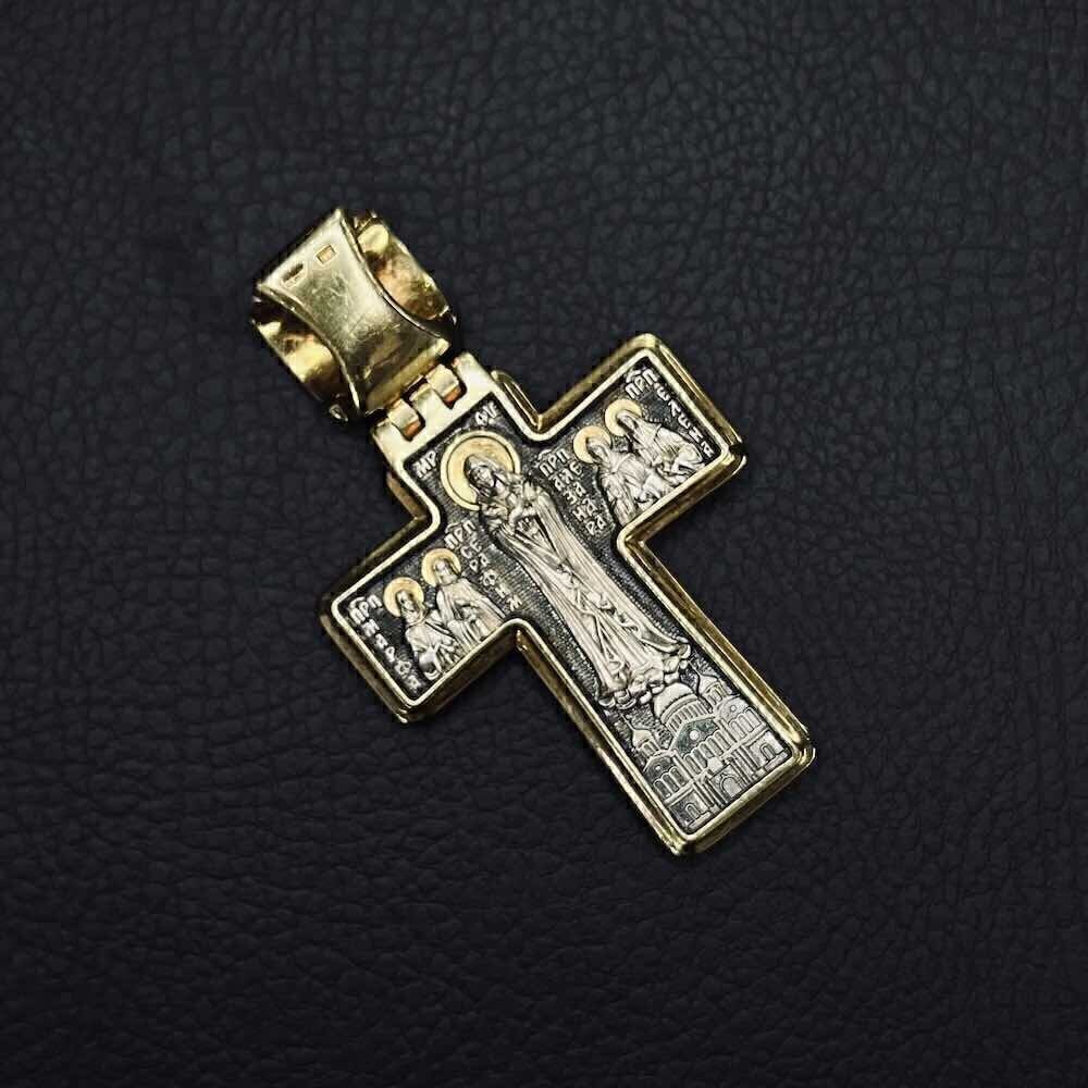 Купить Крест из серебра "Дивеевский" (28011)