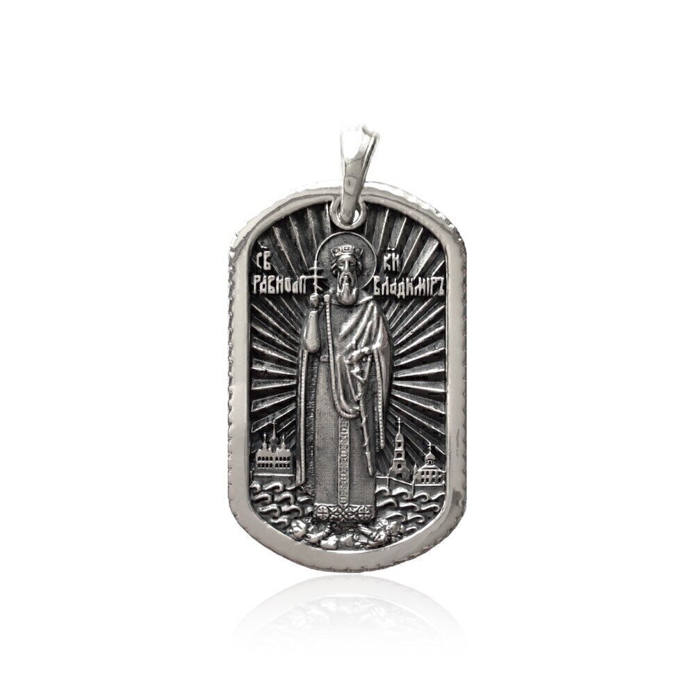 Купить Образ из серебра "Святой Князь Владимир" (399990)