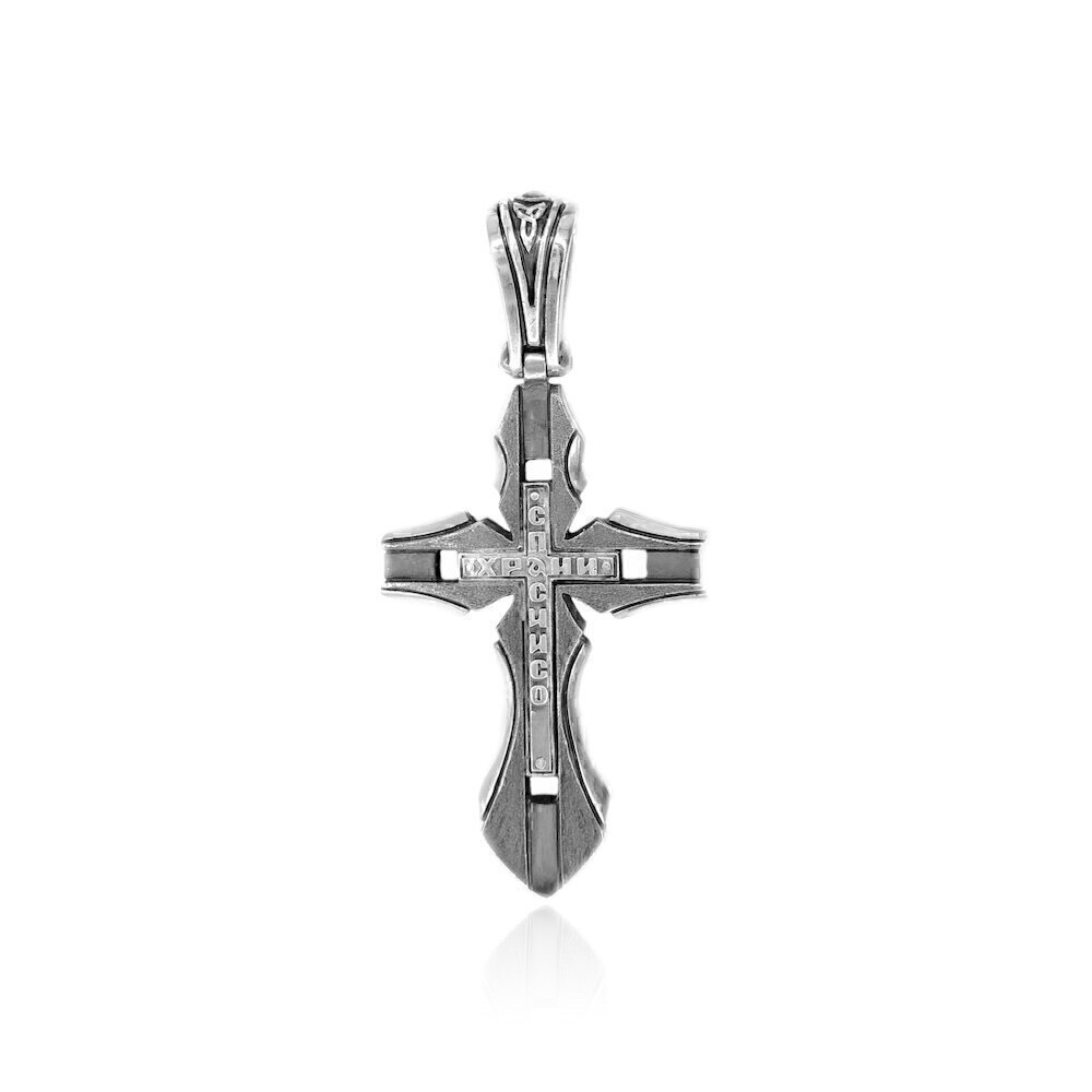 Купить Крест из серебра "Сила" (96122)