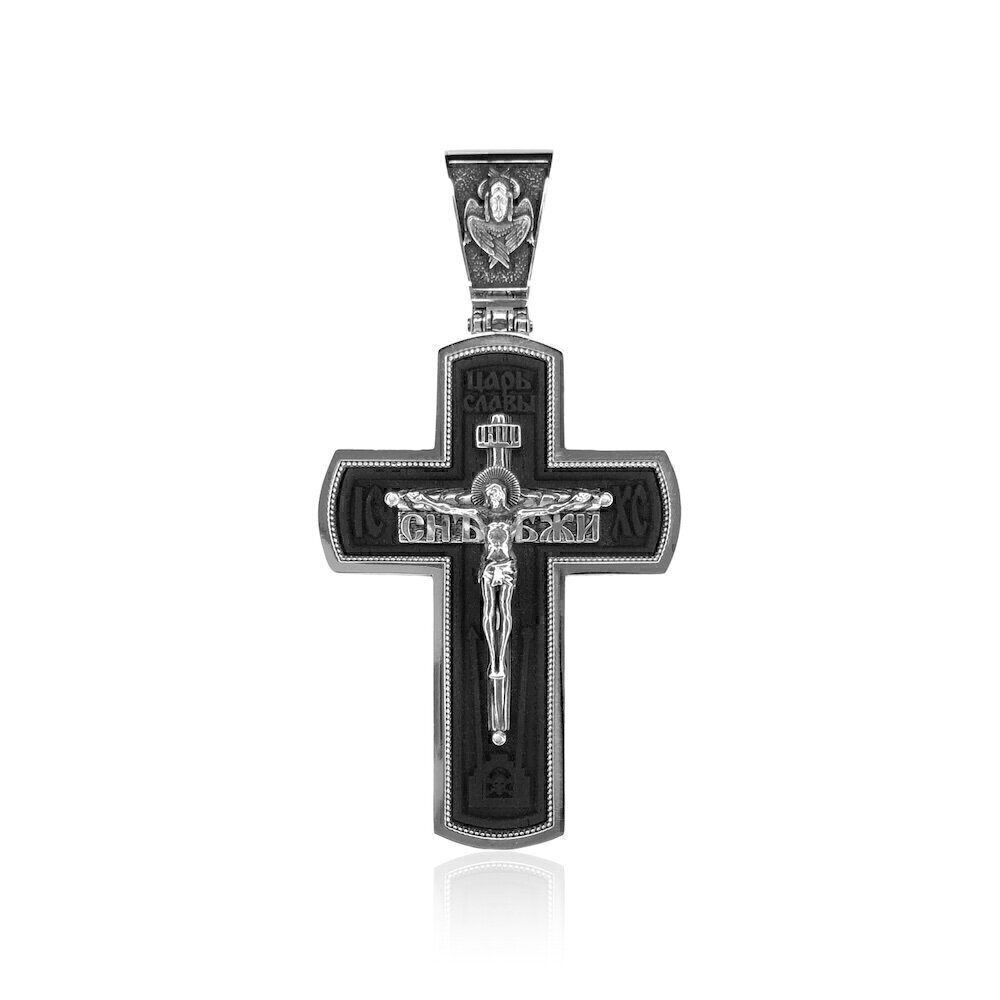 Купить Крест из серебра "Святой Николай Чудотворец" (97017)