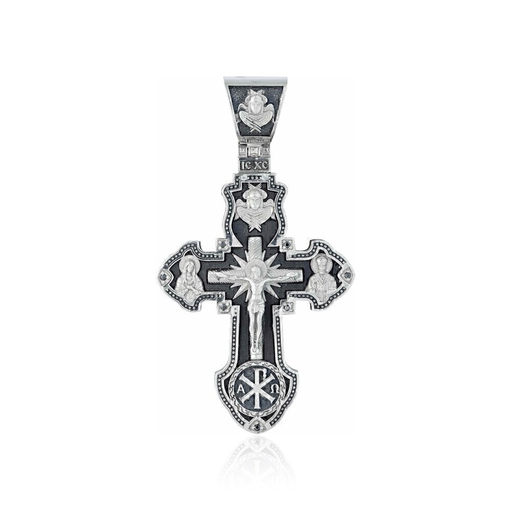 Купить Крест из серебра "Спаси и Сохрани" (97026)