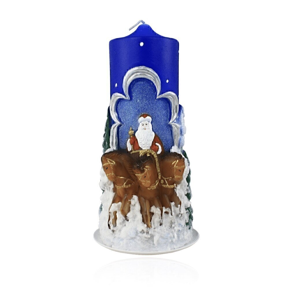 Купить Супер-свеча "Тройка с Дедом Морозом" (8344)