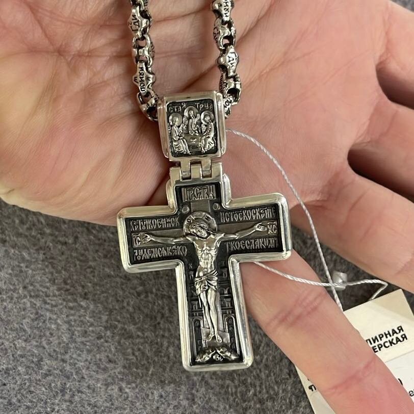 Купить Крест из серебра "Дивеевский" (42464)