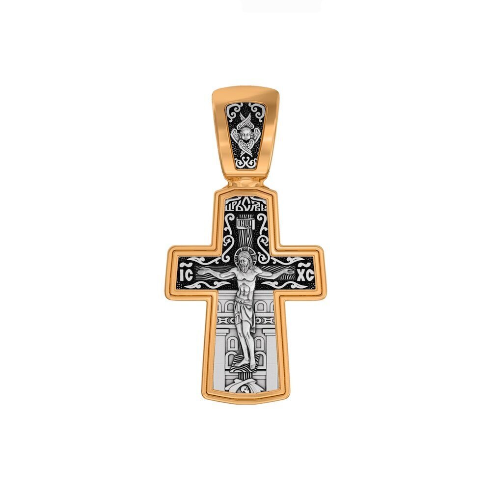 Купить Крест из серебра "Святой Николай Чудотворец" (42828)