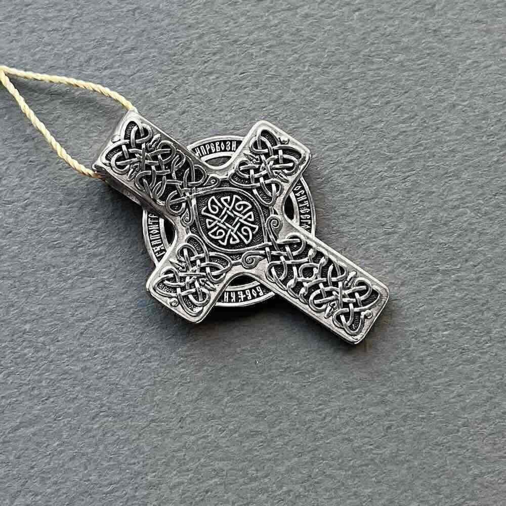 Купить Крест из серебра "Хризма" (42924)