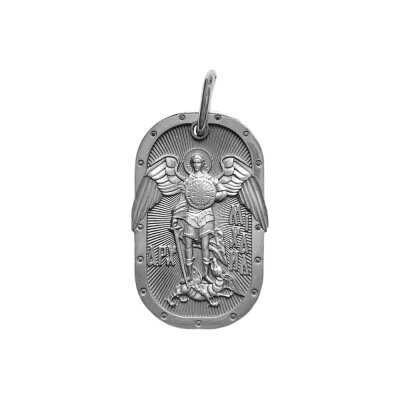 картинка Образ из серебра "Архангел Михаил" (52769) 
