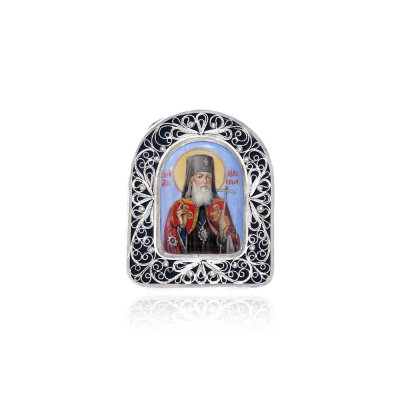 картинка Икона "Святой Лука Крымский" финифть (20419) 