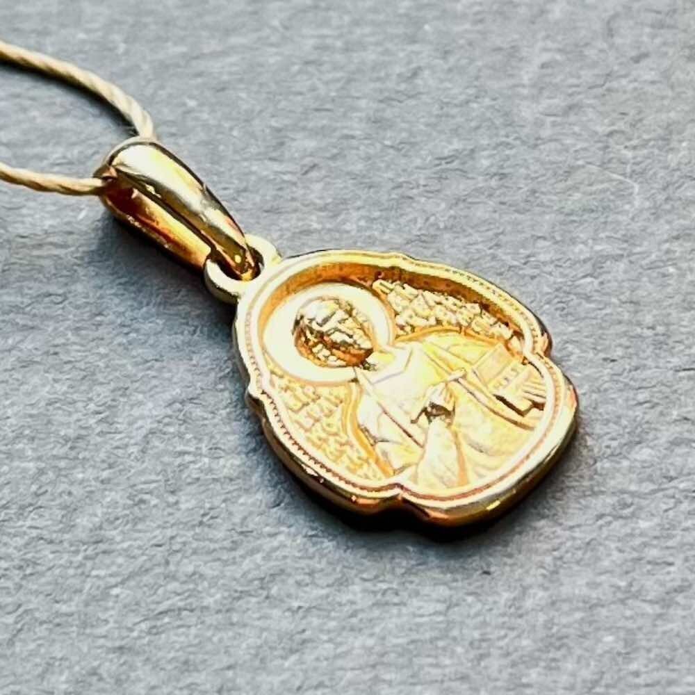 Купить Образ из красного золота "Святой Пантелеимон Целитель" (51016)