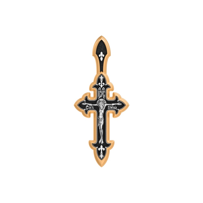 картинка Крест из серебра "Распятие Христово" (42830) 