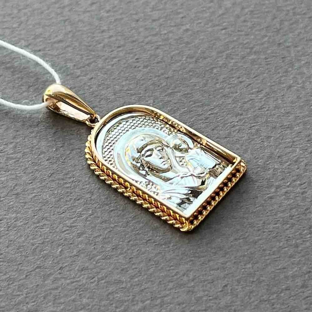 Купить Образ из красного золота "Божия Матерь Казанская" (51115)