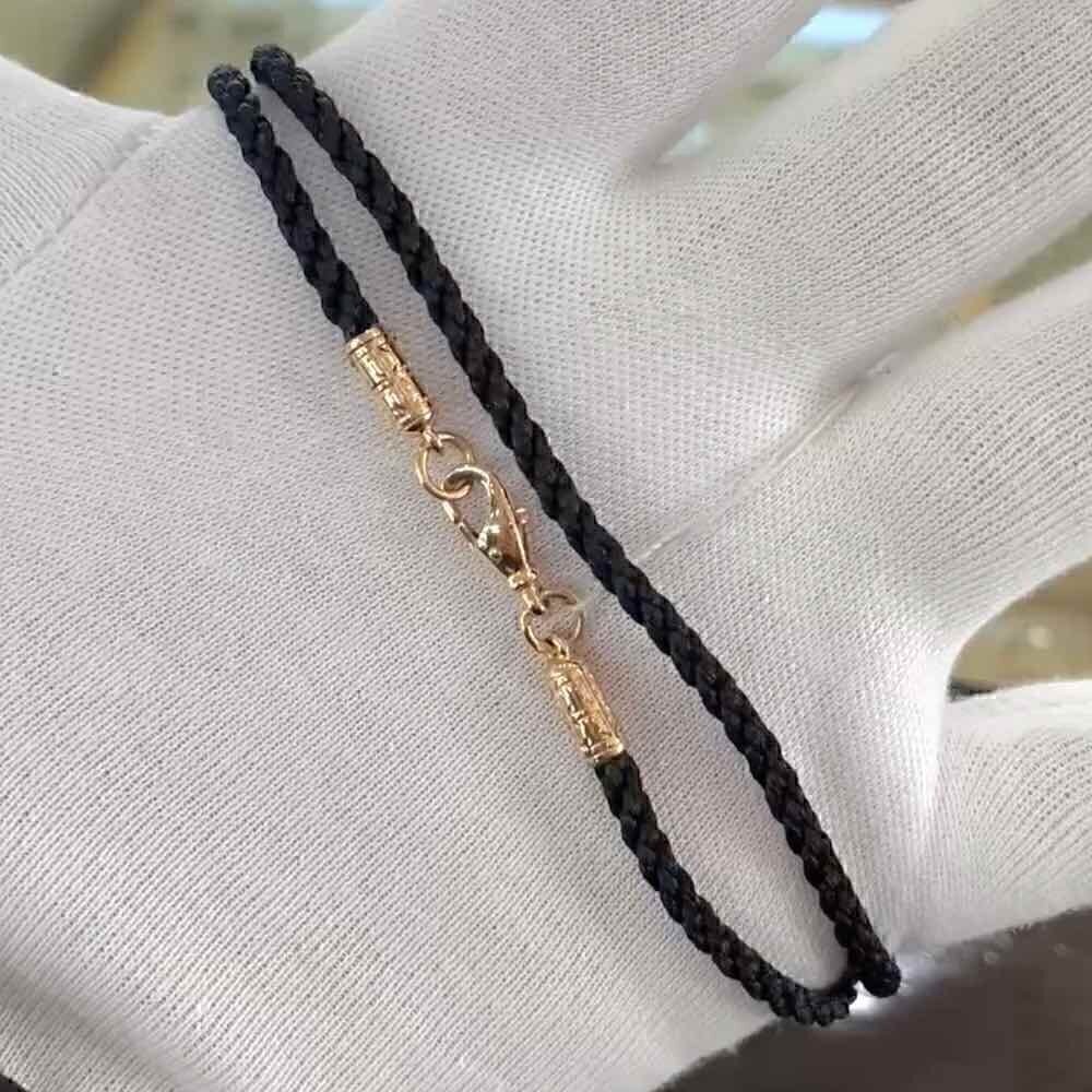 Купить Гайтан с замком из красного золота (91005)