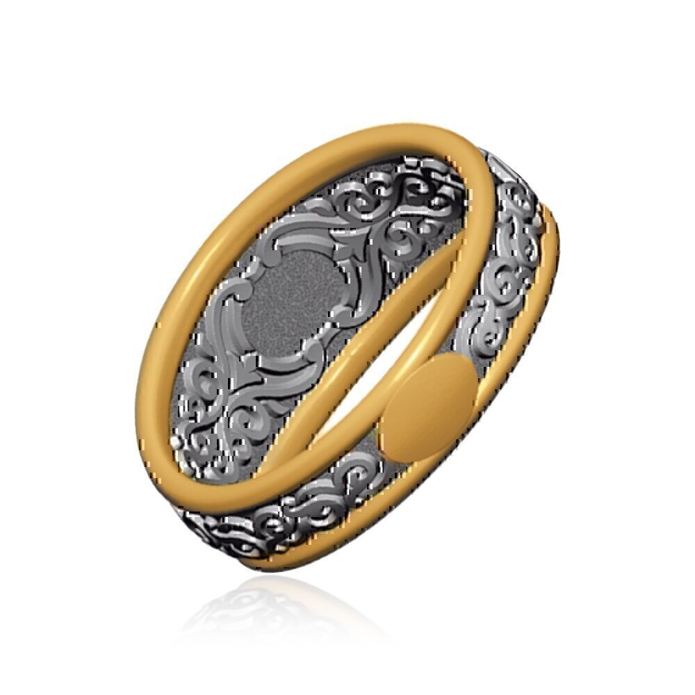 Купить Кольцо из серебра с молитвой "Святой Николай Чудотворец" (65140)