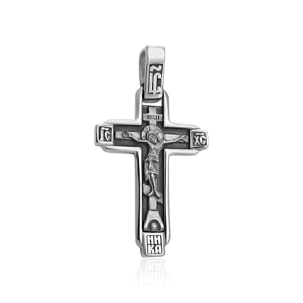 Купить Крест из серебра "Византийский" (2514)