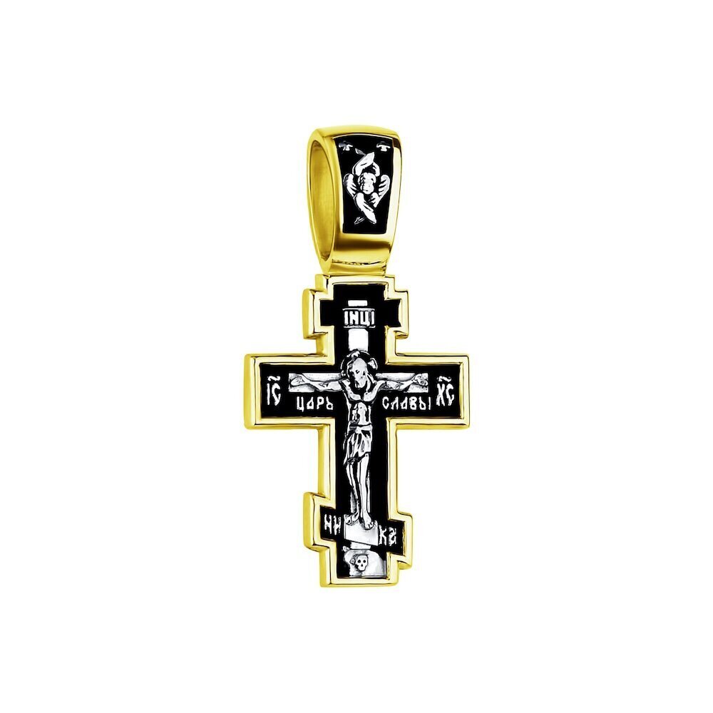 Купить Крест из серебра "Божия Матерь Покрова" (42759)