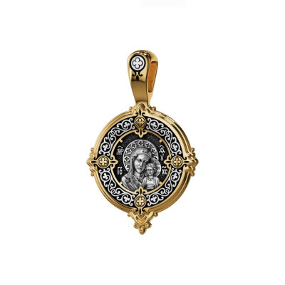 картинка Образ из серебра "Божия Матерь Казанская" (59263) 