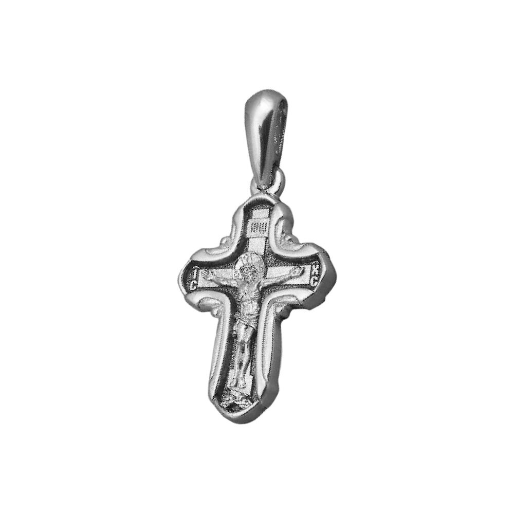 Купить Крест из серебра "Ангел Хранитель" (42201)