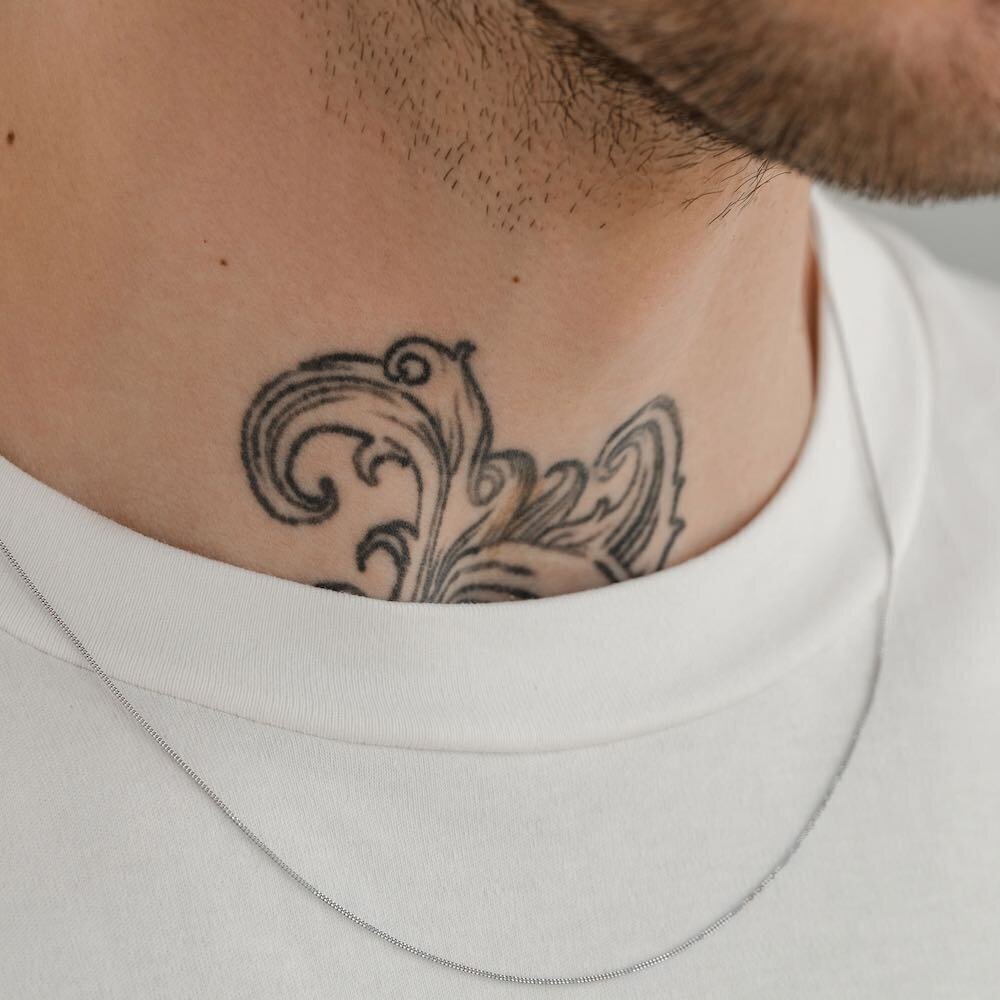 Купить Цепь из белого золота "Гурмета" (91057)