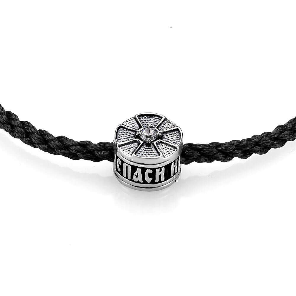 Купить Браслет шнурок "Спаси и Сохрани" (53513)