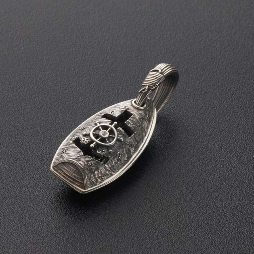 Купить Подвеска из серебра "Святой Андрей Первозванный" (52947)