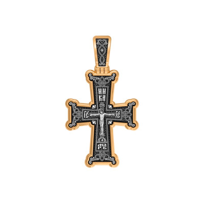 картинка Крест из серебра "Распятие Христово" (42855) 