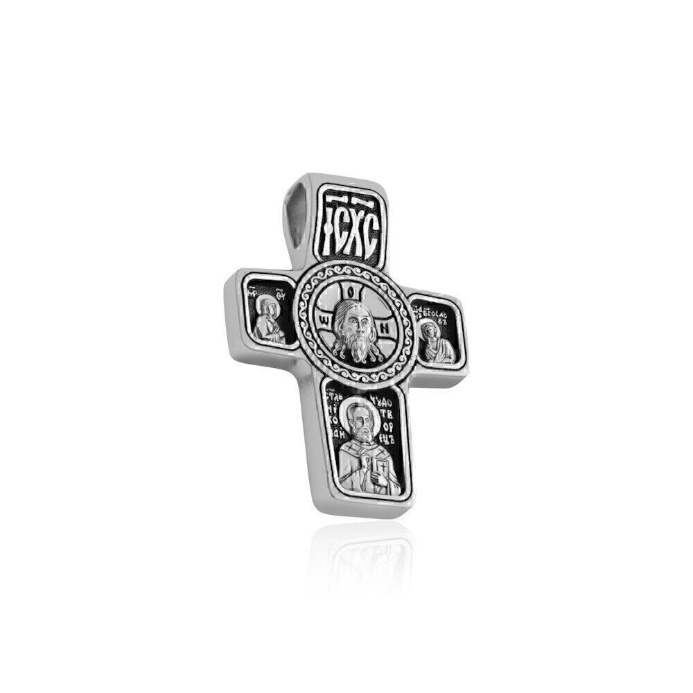 Купить Крест из серебра "Архангел Михаил" (27314)