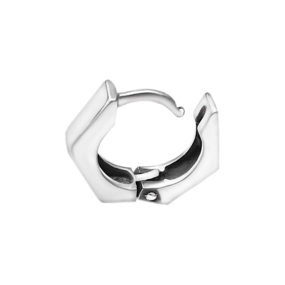 Купить Серьга из серебра "Грани" (72095)