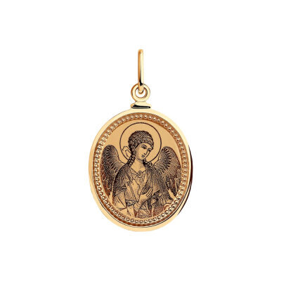 картинка Образ из красного золота "Ангел Хранитель" (51084) 