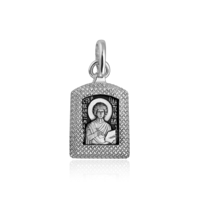 картинка Образ из серебра "Святой Пантелеимон Целитель" (52485) 