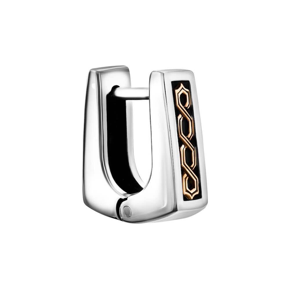 Купить Серьга из серебра "Узор" (72093)