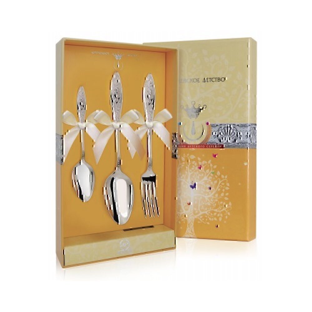 Купить Десертный набор из серебра "Морозко" (7172)