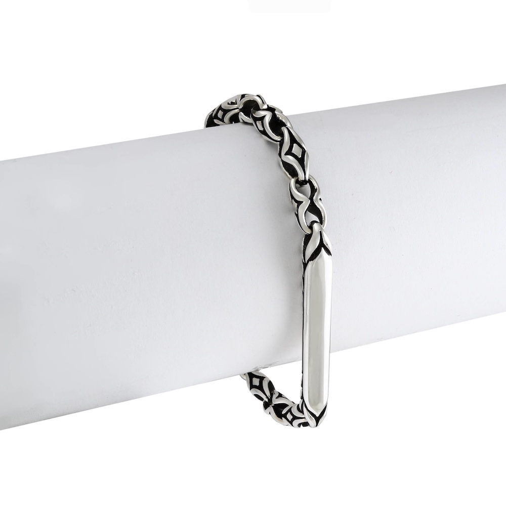 Купить Браслет литой из серебра "Колоски" (12398)