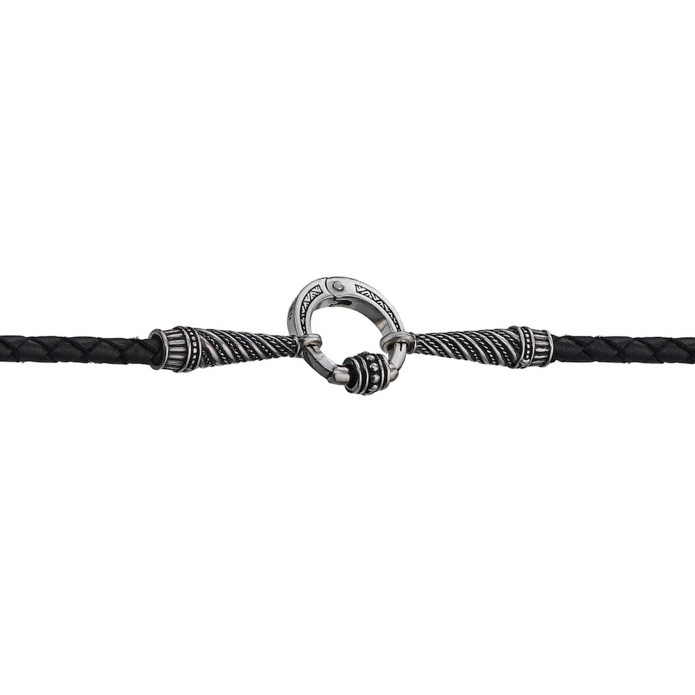 Купить Гайтан с круглым замком из серебра (92254)
