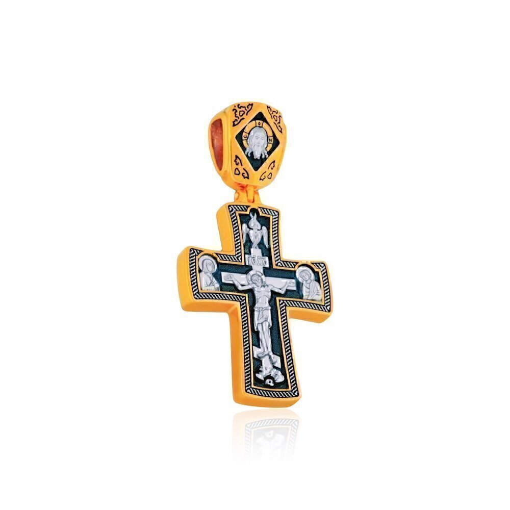 Купить Крест из серебра "Святой Георгий Победоносец" (2790)