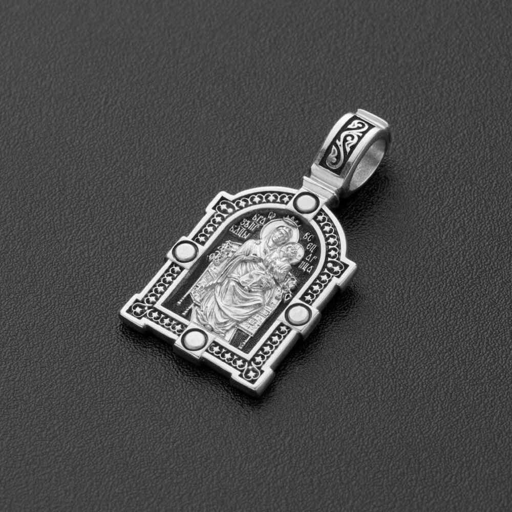 Купить Образ из серебра "Божия Матерь Всецарица" (59374)