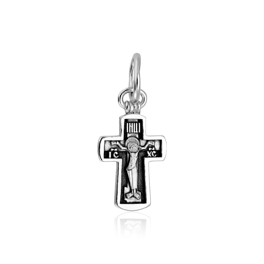 Купить Крест из серебра "Да воскреснет Бог" (25401)