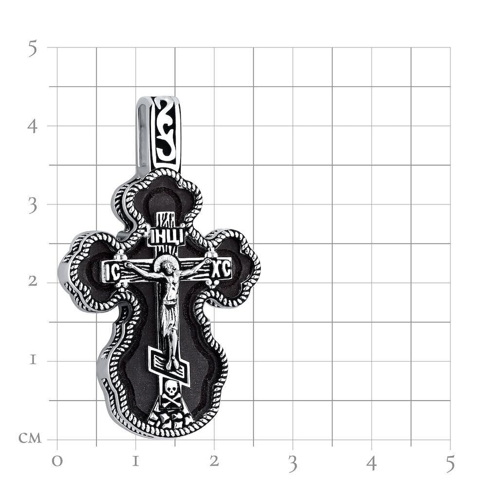 Купить Крест из дерева граб и серебра "Спаси и Сохрани" (42667)