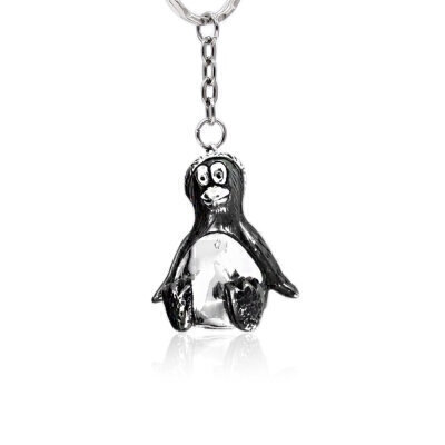 картинка Брелок из серебра "Пингвин" (8115) 