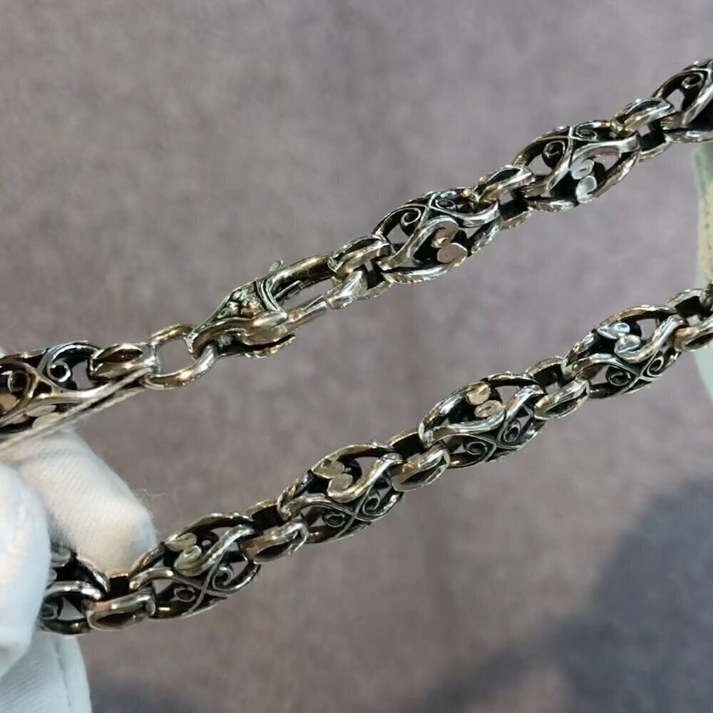 Купить Браслет литой из серебра с символом "IXTIS" (12229)