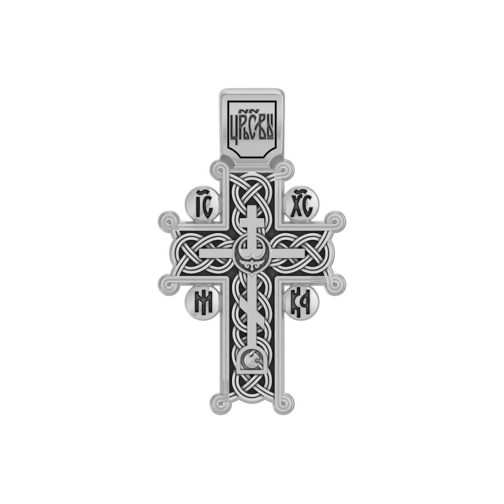 Купить Крест из серебра "Голгофский" (42913)