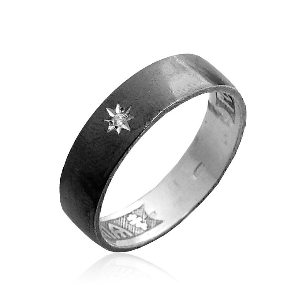 Купить Кольцо из серебра с молитвой "Спаси и сохрани" (6404)