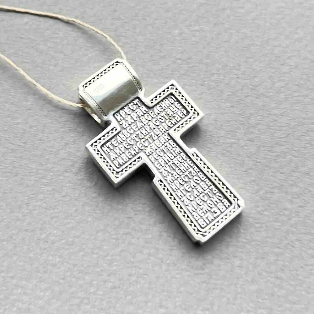 Купить Крест из серебра "Русский Север" (42475)