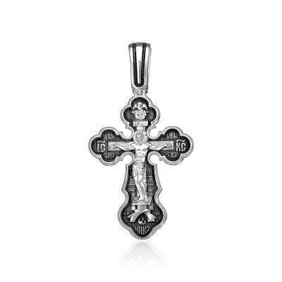 картинка Крест из серебра "Божия Матерь Покрова" (9293100) 