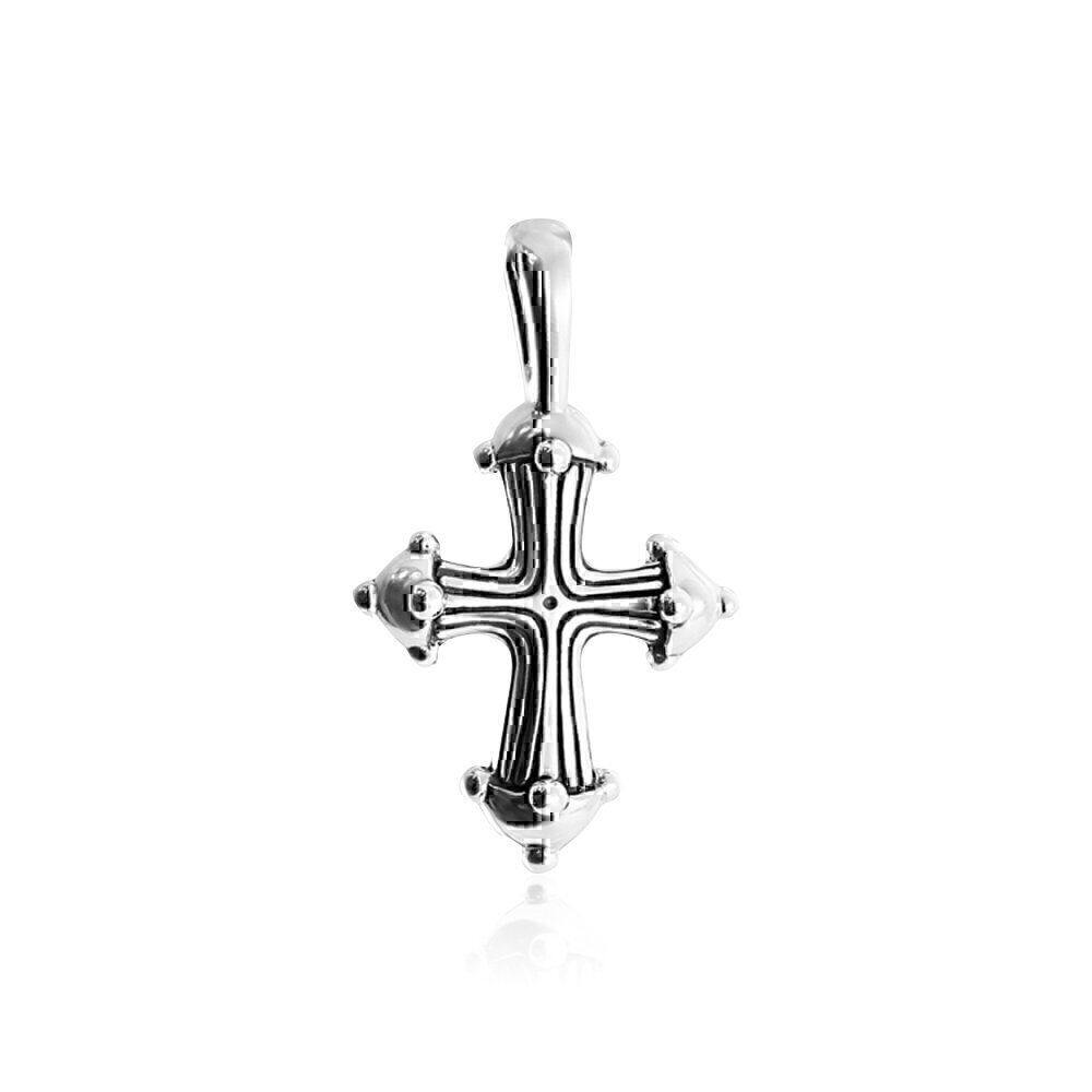 Купить Крест из серебра "Булава" (25421)