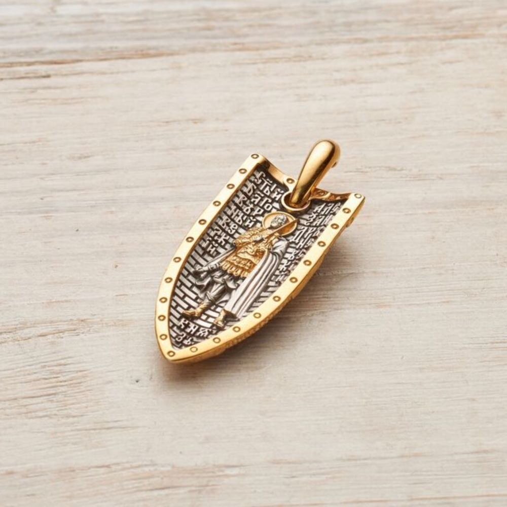 Купить Образ из серебра "Святой Князь Александр Невский" (52946)