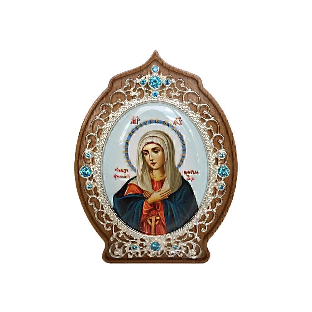Купить Икона настольная "Божия Матерь Умиление" (1091)
