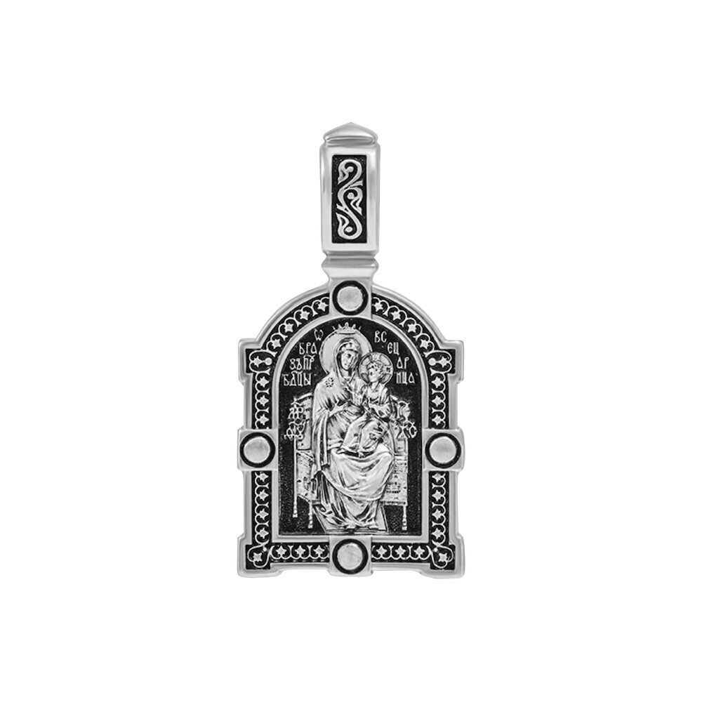 Купить Образ из серебра "Божия Матерь Всецарица" (59374)