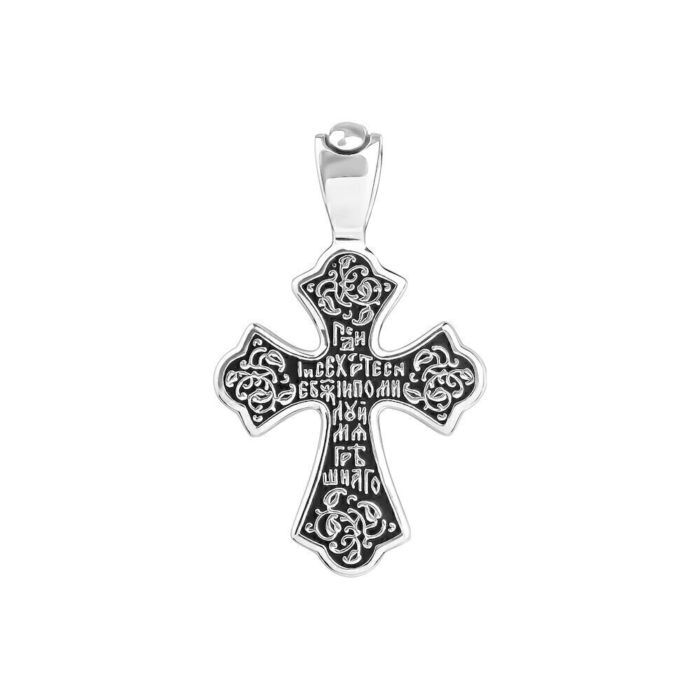 Купить Крест из серебра "Помилуй Мя Грешного" (42721)