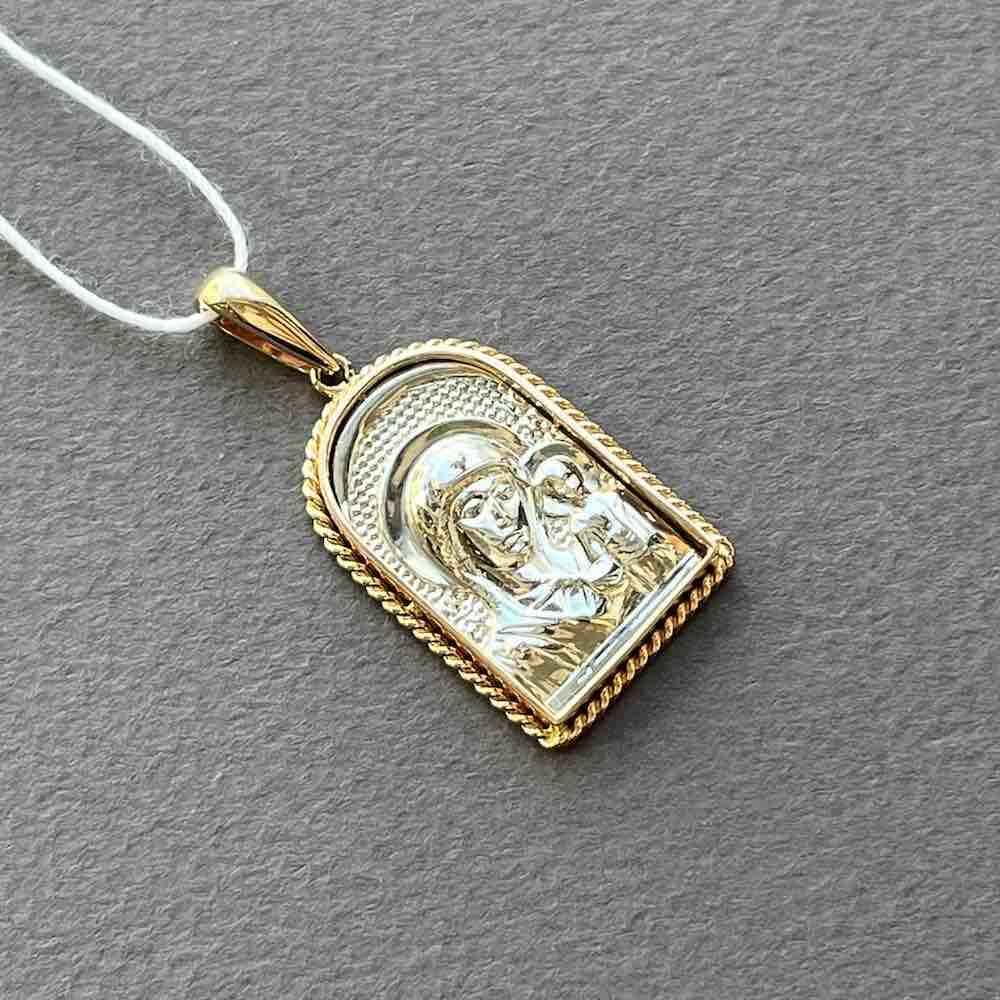 Купить Образ из красного золота "Божия Матерь Казанская" (51115)