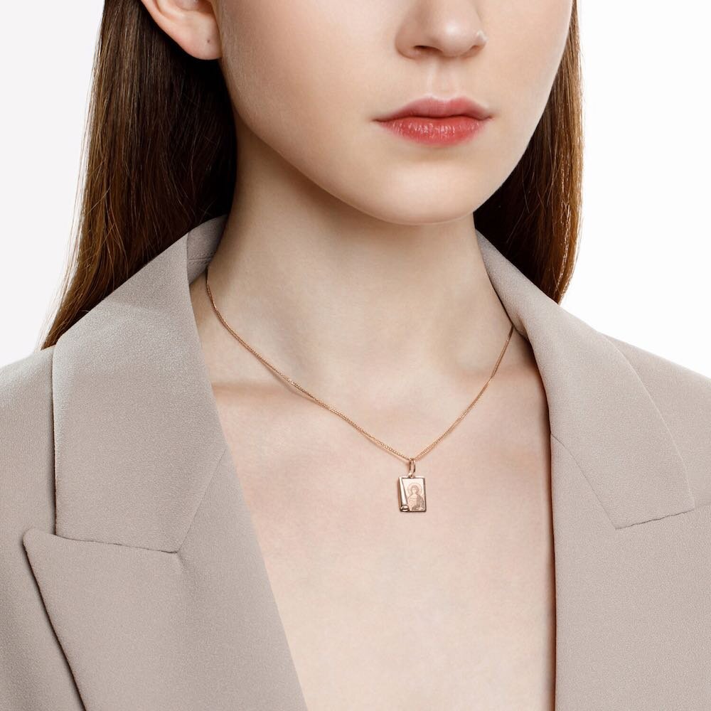 Купить Образ из красного золота "Ангел Хранитель" (51083)