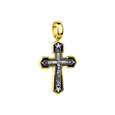 картинка Крест из серебра "Помилуй Мя Грешного" (42758) 